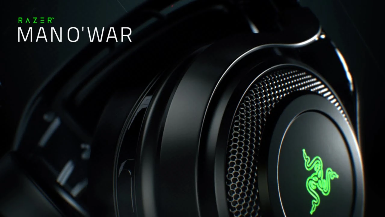 The Razer ManO'War 7.1 Wireless Gaming Headset